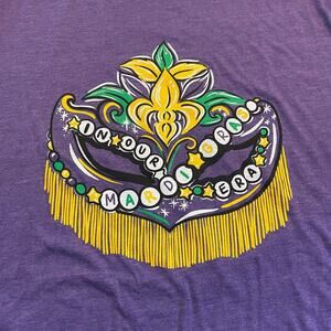 In Our Mardi Gras Era Women's Soft Purple T-shirt Swift Friendship Size XL